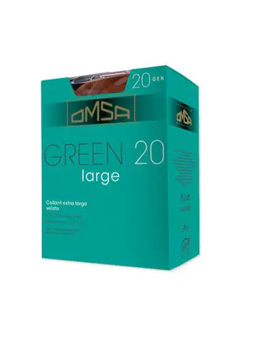 COLLANT VELATO DONNA OMSA GREEN 20 LARGE TG 5-6