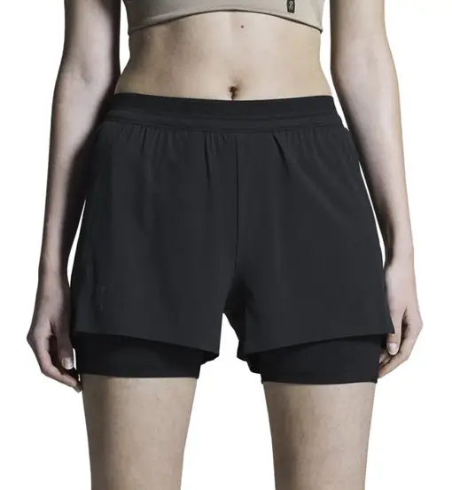 3 Performance 2/1 W - pantaloni corti running - donna Black
