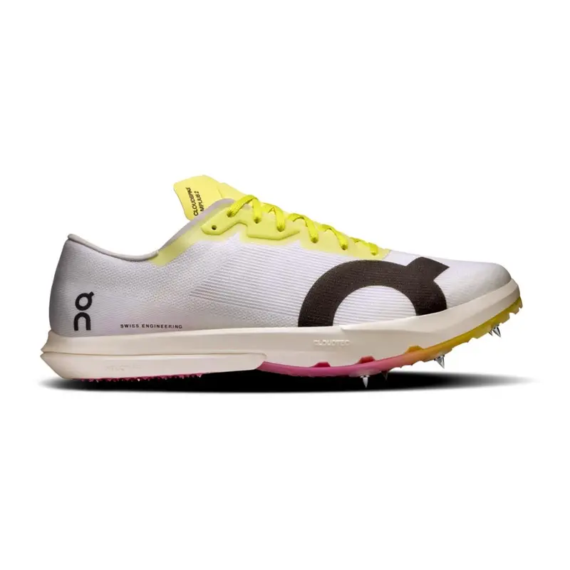 Cloudspike Amplius 2 Bianco Giallo Rosa - Scarpe Running Uomo EUR 42,5 / US 9