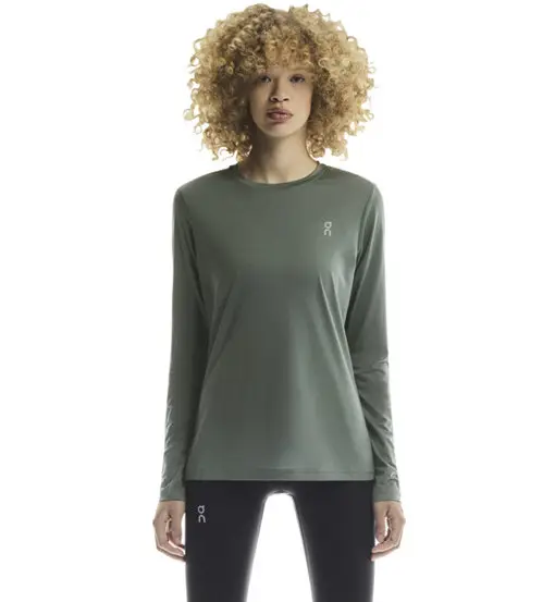 Core Long-T W - maglia running a manica lunga - donna Green