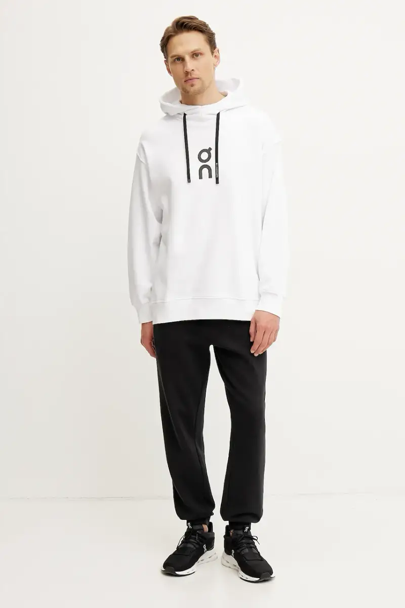 felpa Club uomo colore bianco cOn cappuccio 1ME10030069 miniatura 2