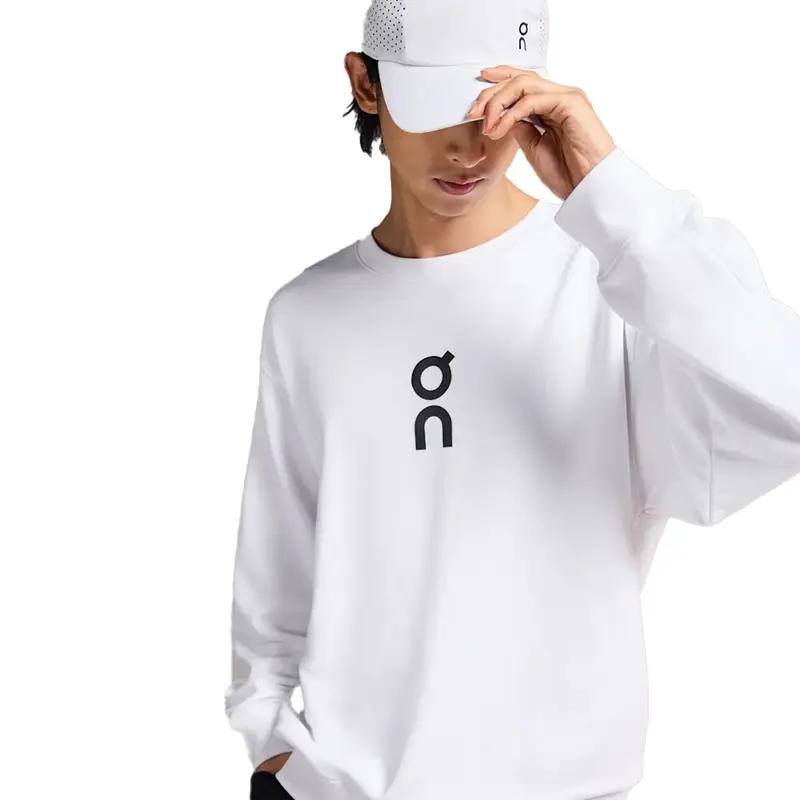 Felpa Girocollo Club Crew Bianco Uomo L