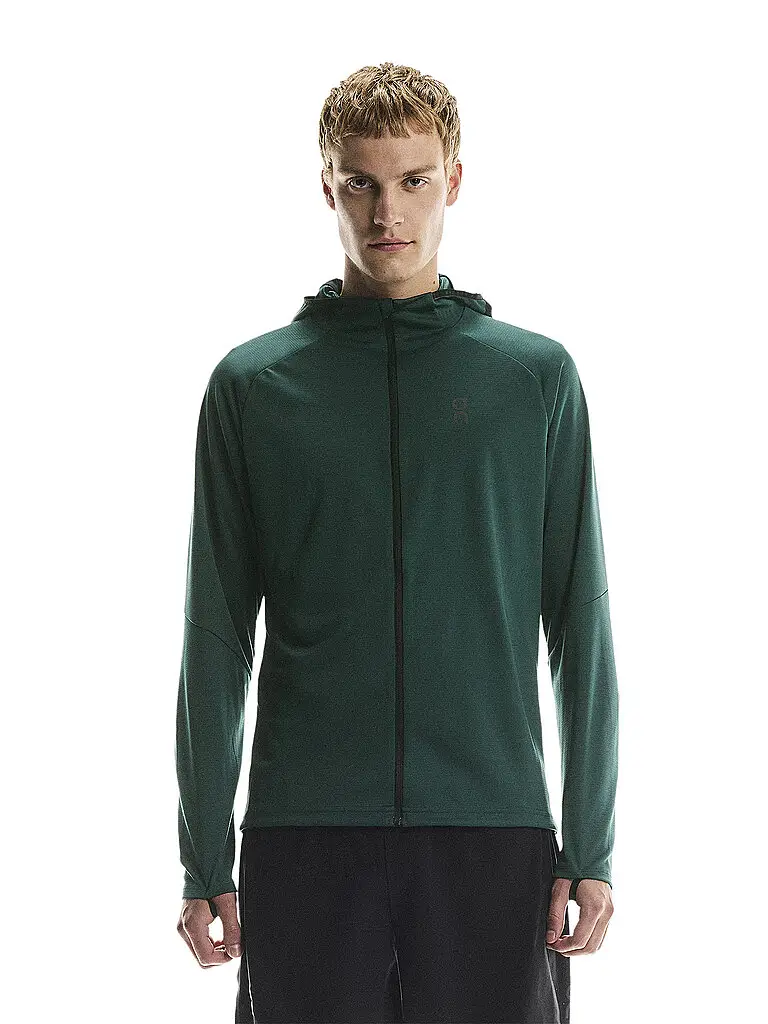 Giacca da running da uomo Climate Zip Hoodie blu | XXL