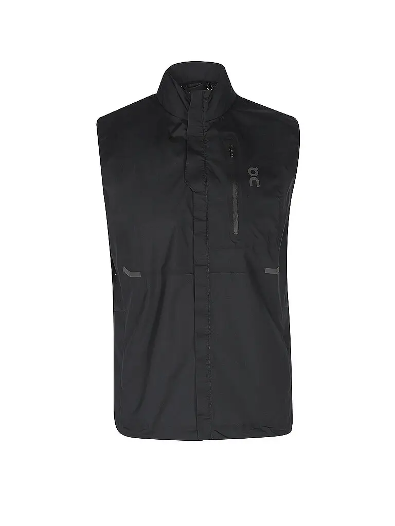 Gilet da running Weather da uomo nero | S