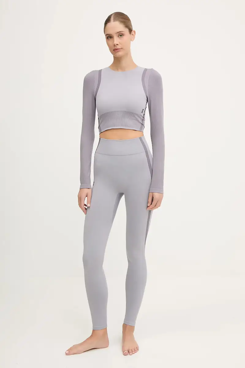 longleeve da joga Studio colore violetto 1WF10263857 miniatura 2