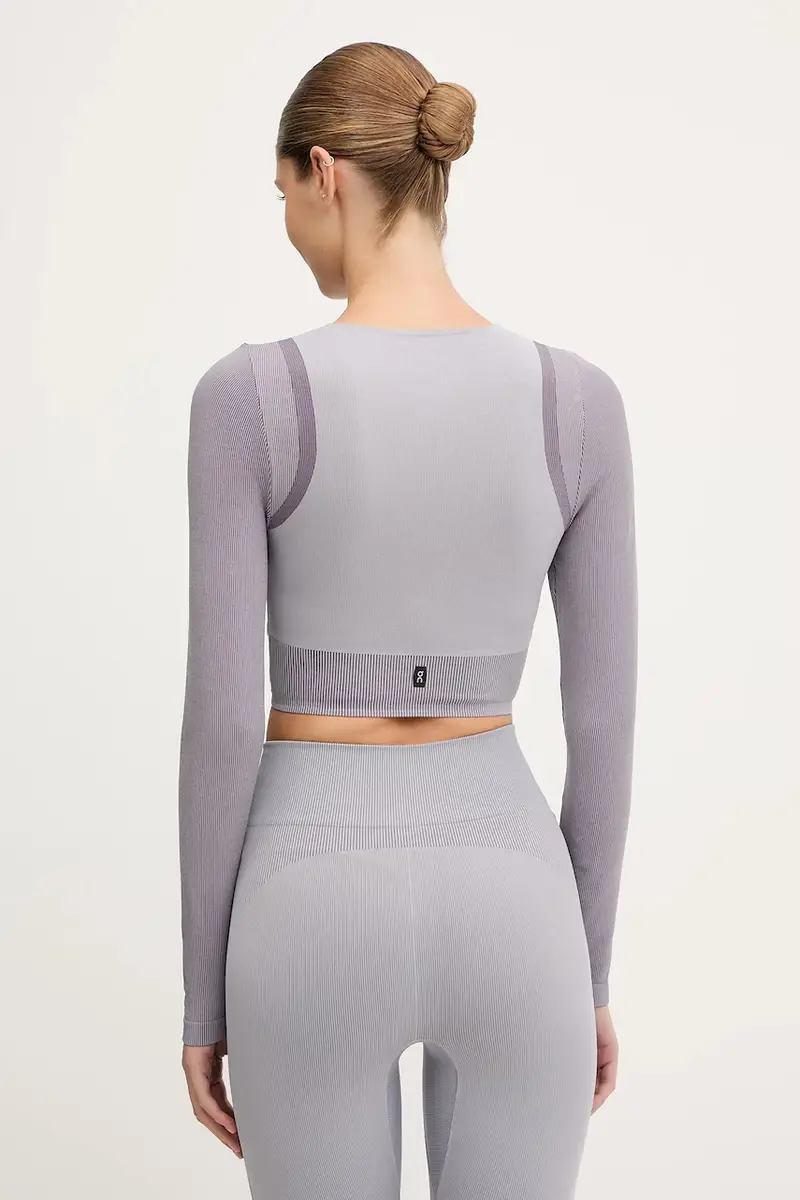 longleeve da joga Studio colore violetto 1WF10263857 miniatura 3