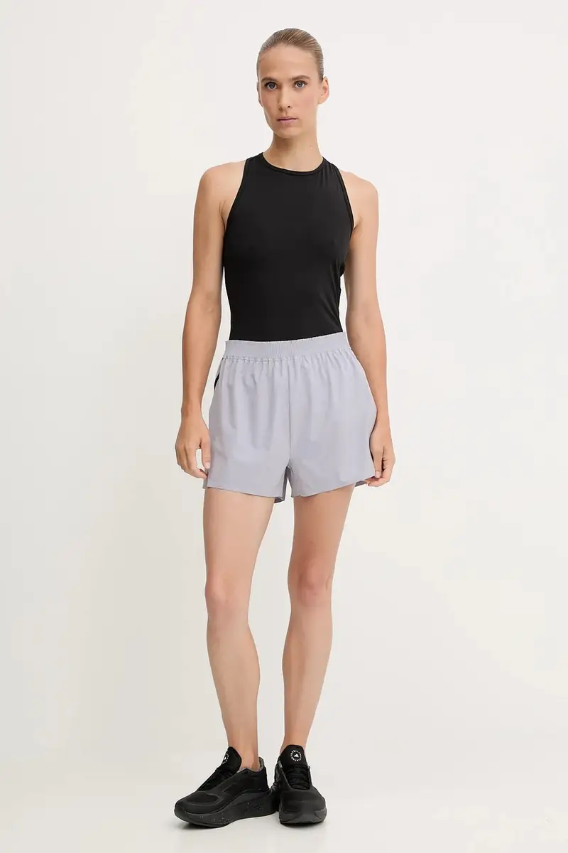 pantaloncini da allenamento donna colore violetto 1WF10330174 miniatura 4