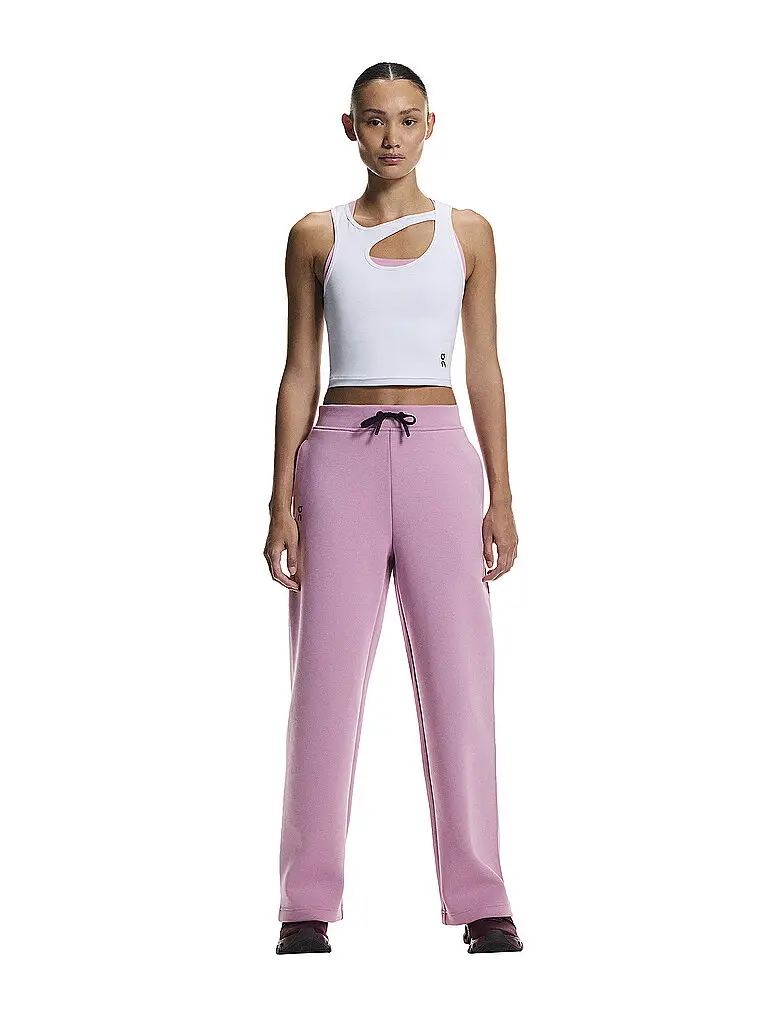 Pantaloni da running Focus Tech da donna rosa | XS