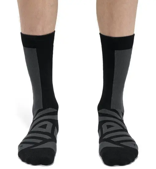 Performance High Sock M - calzini lunghi running - uomo Black