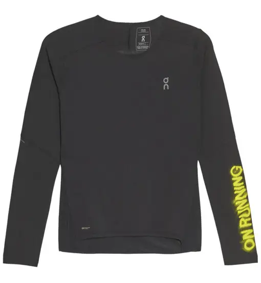 Performance Long-T Lumos W - maglia running a manica lunga - donna Black