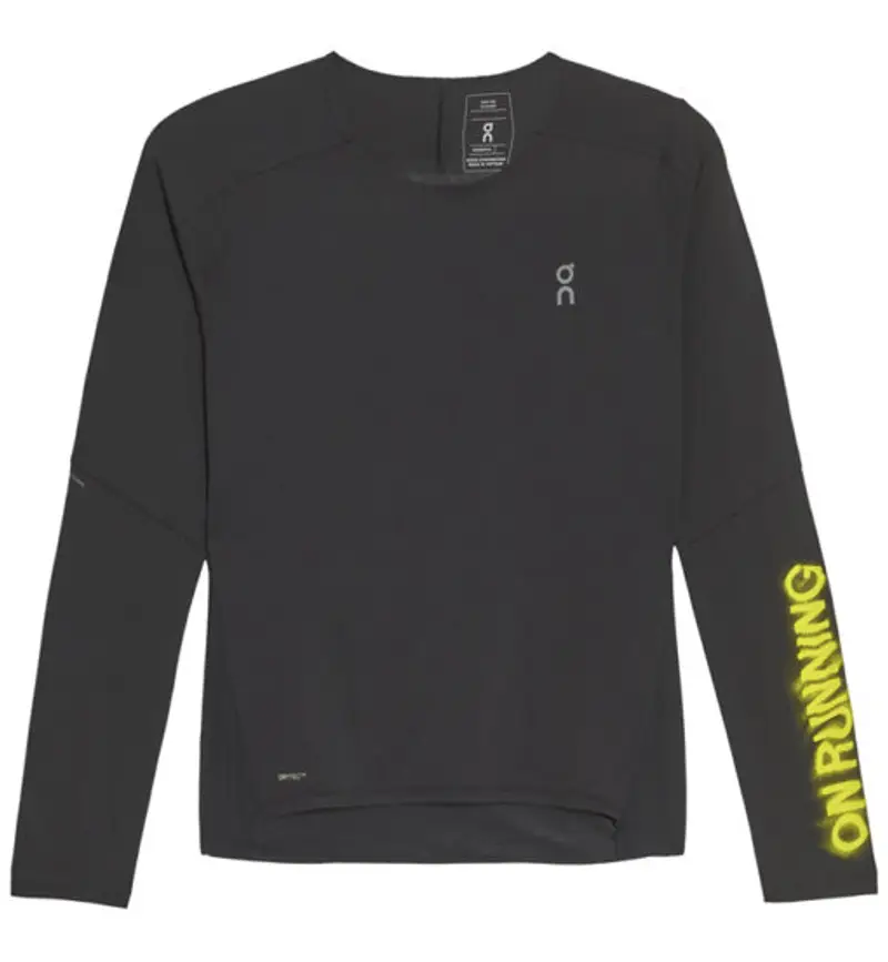 Performance Long-T Lumos W - maglia running a manica lunga - donna Black