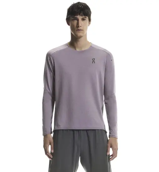 Performance Long-T - maglia running a manica lunga - uomo Purple