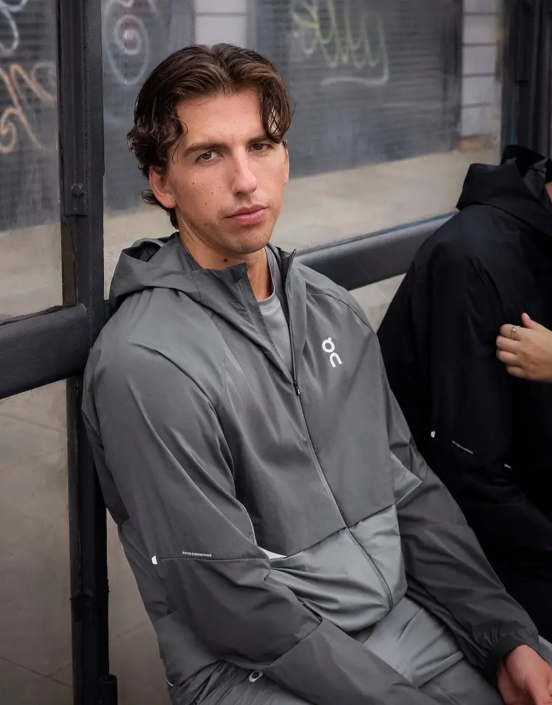 Core Hooded Giacca, Grigio