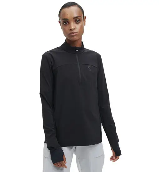 Trail Breaker W - felpa trail running - donna Black