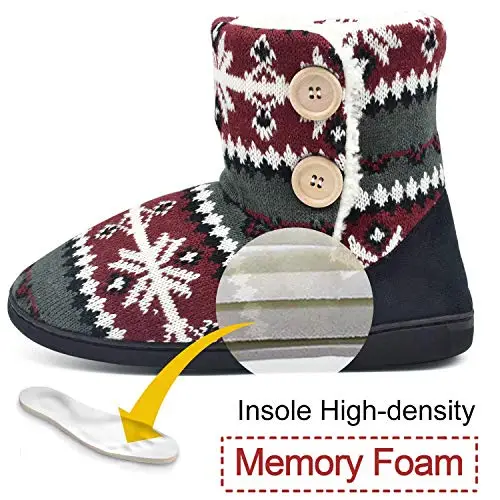 ONCAI Pantofole Donna Rosso 3615961 miniatura 2