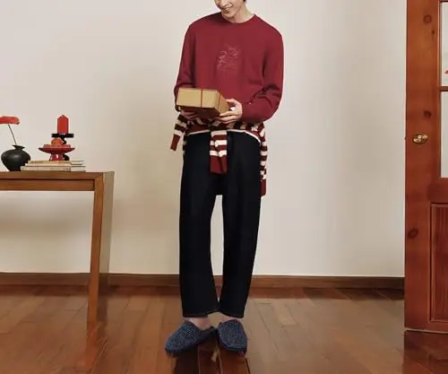 ONCAI Pantofole Uomo Blu 2970101 miniatura 2