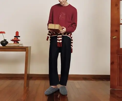 ONCAI Pantofole Uomo Grigio 3014987 miniatura 2