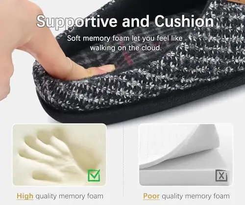 ONCAI Pantofole Uomo Nero 3091552 miniatura 3