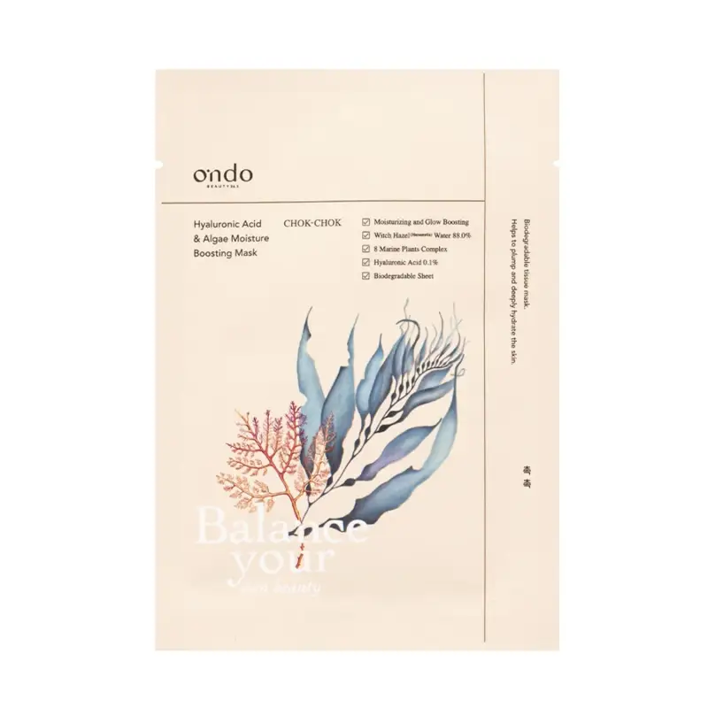 Mask Hyaluronic Acid & Algae Moisture Boosting Mask - Maschera viso idratante