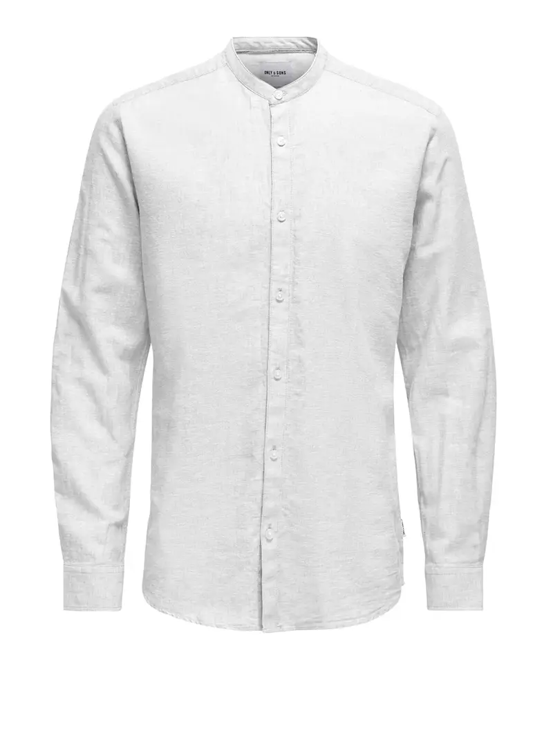 camicia casual only e sons da uomo - bianco