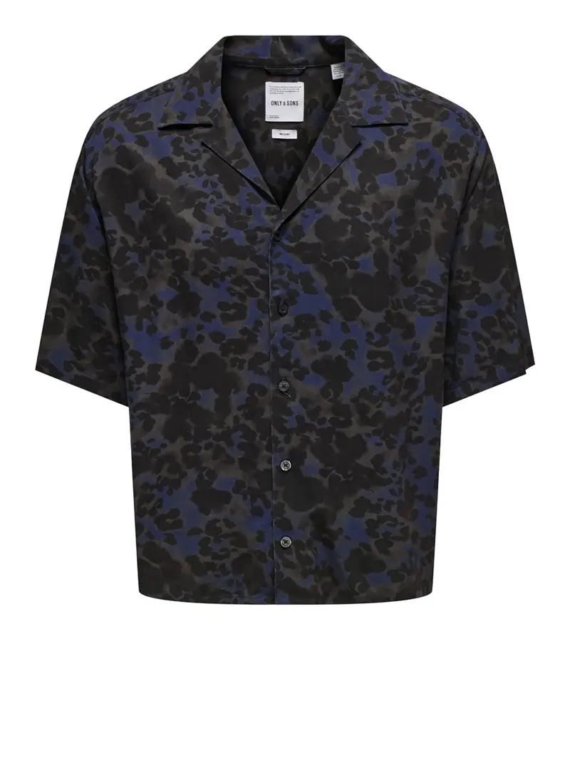 camicia casual only e sons da uomo - multicolore