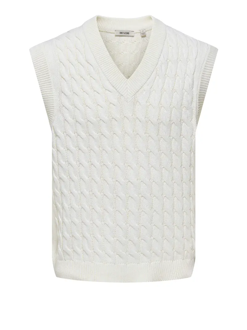 Only-and-sons Gilet Uomo Bianco 3219684