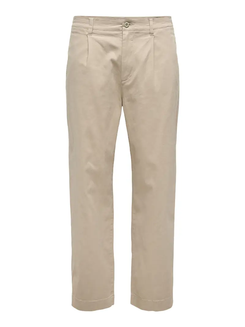 pantalone chino only e sons da uomo - beige