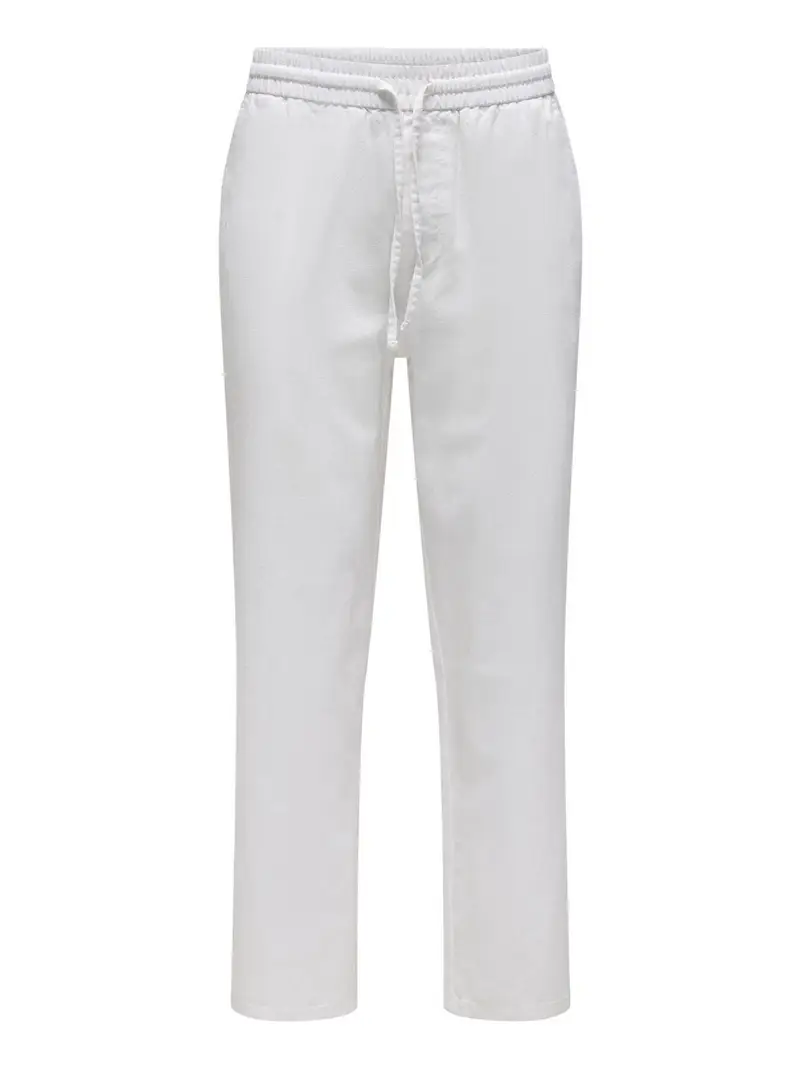 pantalone chino only e sons da uomo - bianco