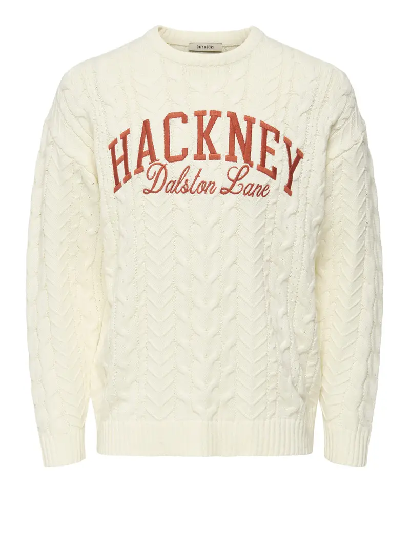 pullover only e sons da uomo - bianco