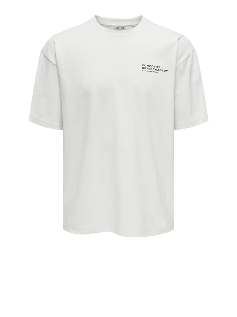 Only-and-sons T-shirt Uomo Bianco 2490475
