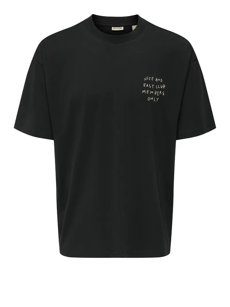 Only-and-sons T-shirt Uomo Nero 2493769