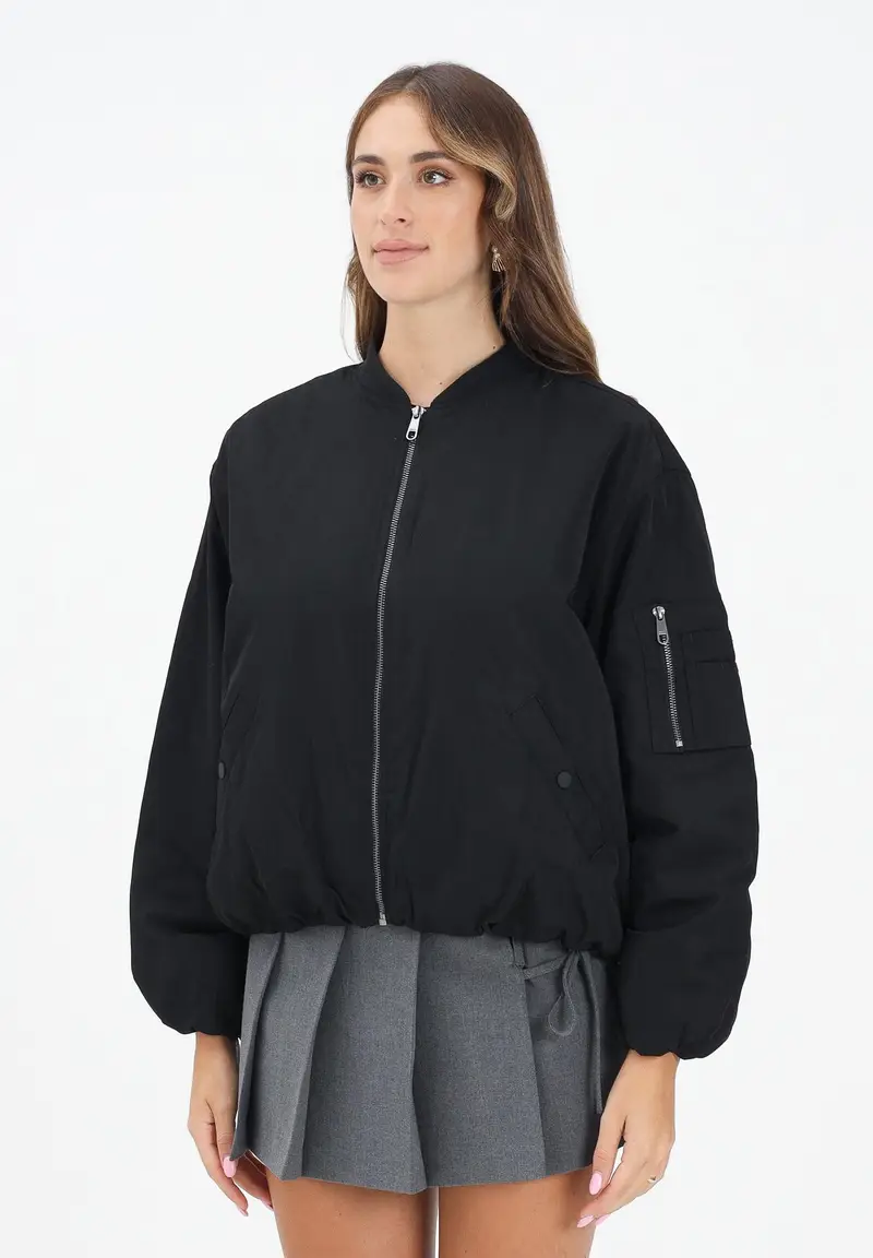 Bomber nero da donna
