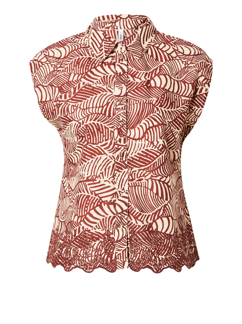 camicia casual only da donna - beige