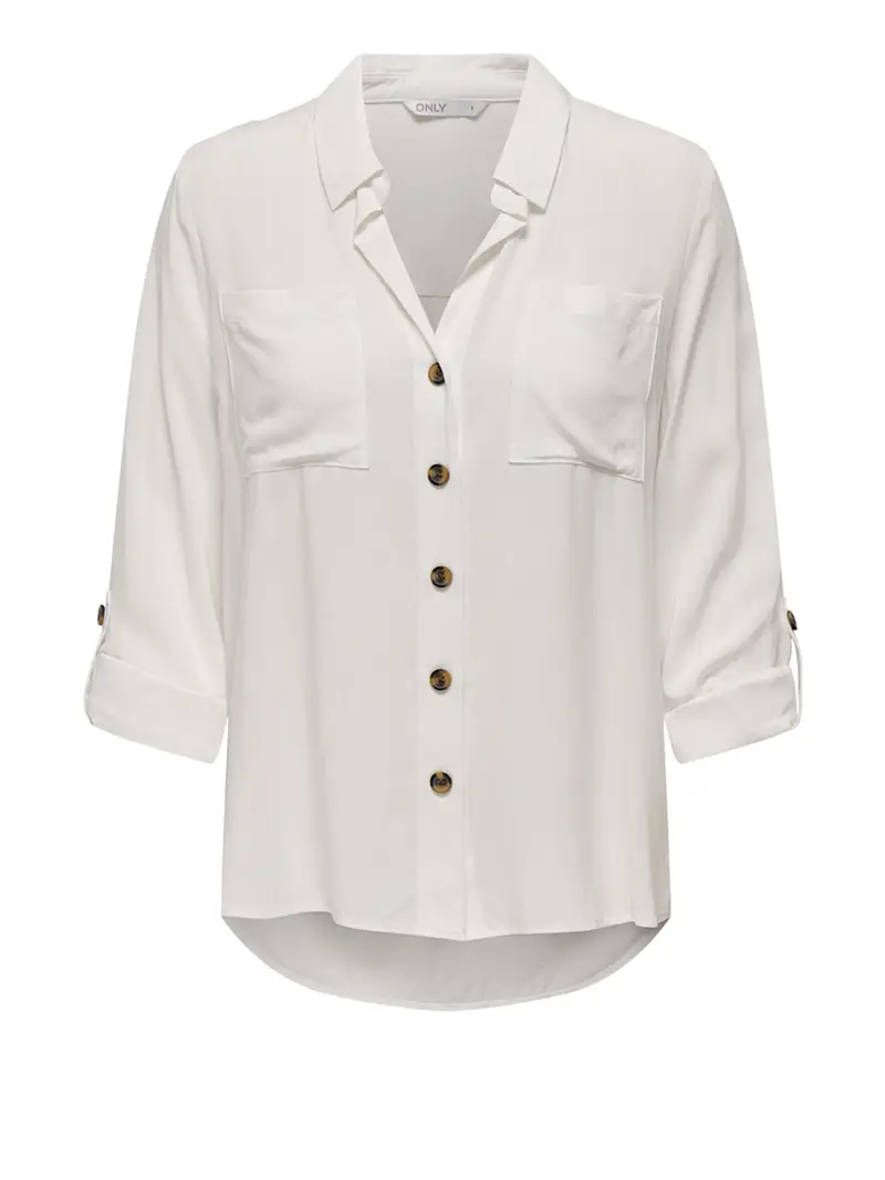 camicia casual only da donna - bianco