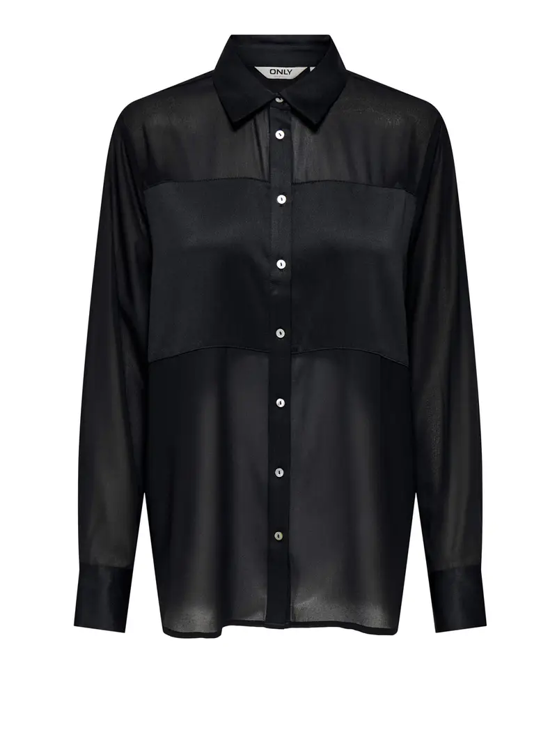 camicia casual only da donna - nero