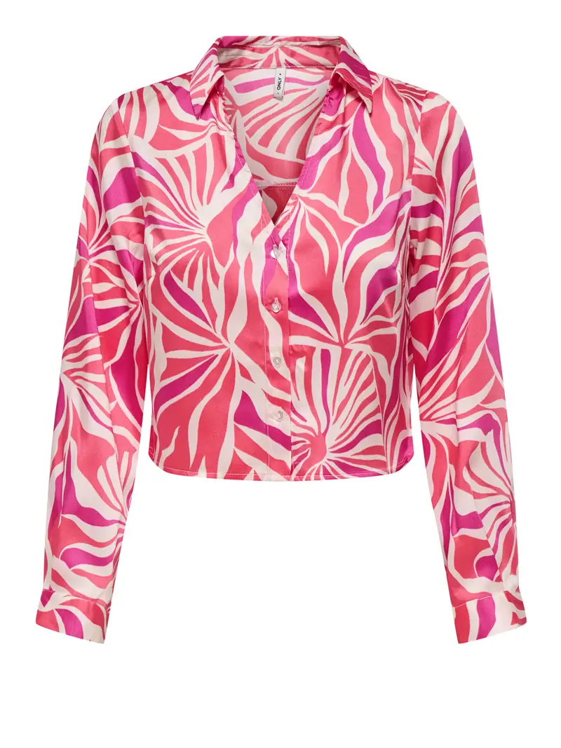 camicia only paula da donna - rosa