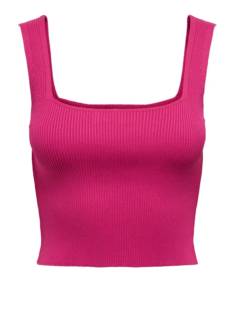 canotta only tatianna cropped da donna - fuxia