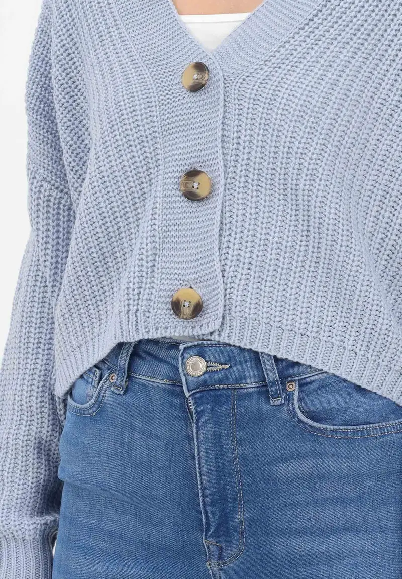 ONLY Cardigan Donna Azzurro 4196776 miniatura 3