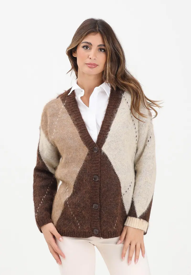 ONLY Cardigan Donna Blu 3423997 miniatura 2