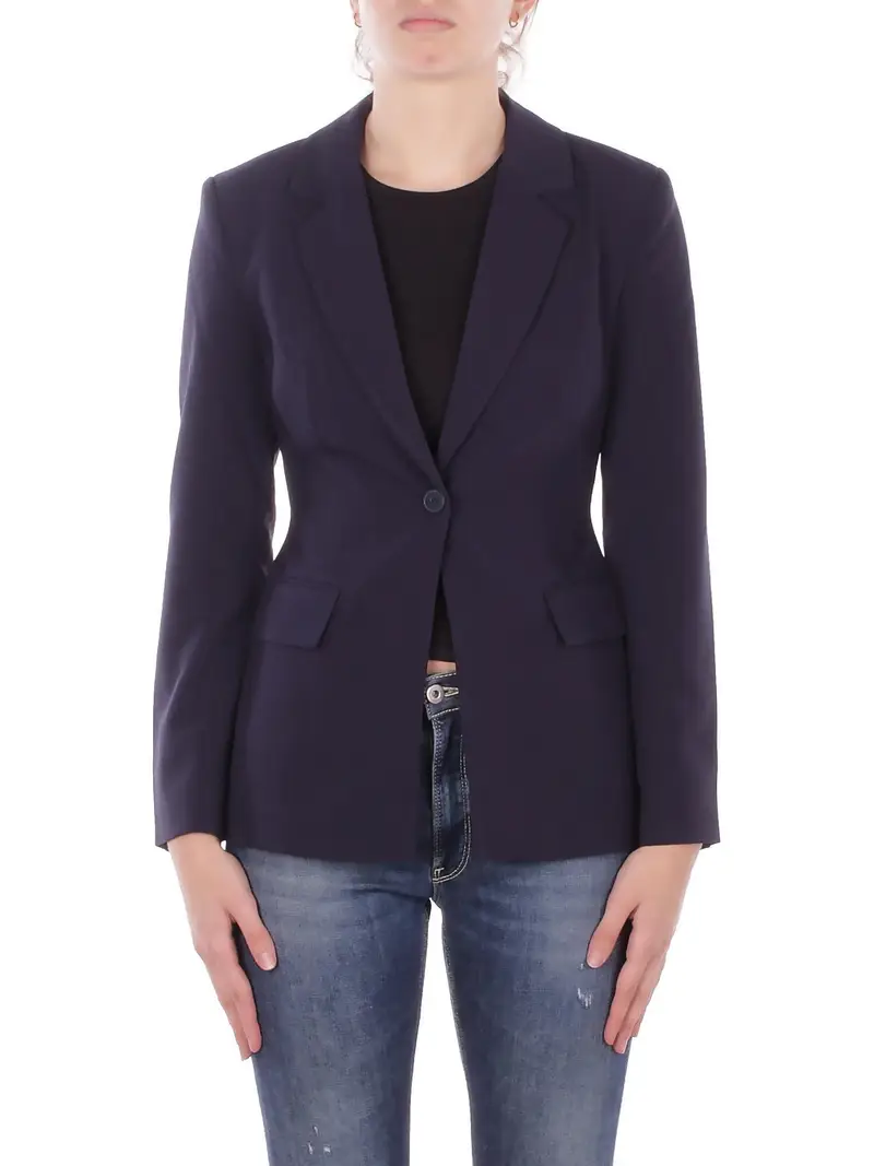 Giacca Donna ONLY Blue Onlraven life l/s hourglass