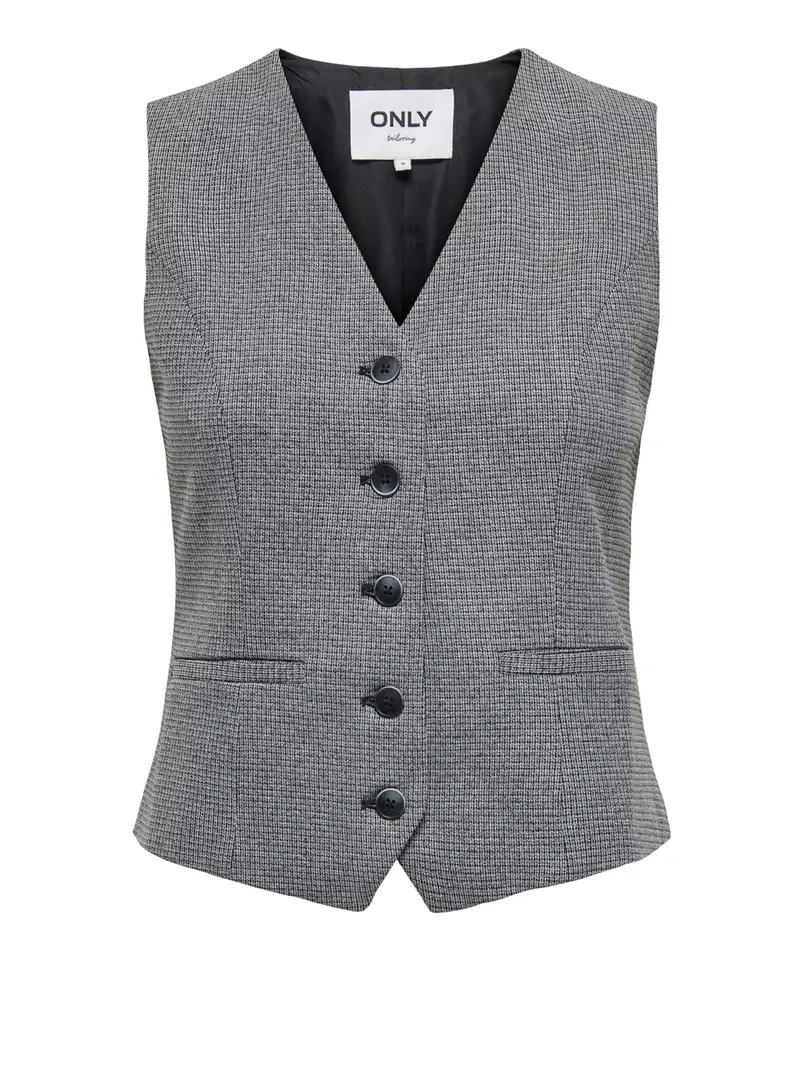 ONLY Gilet Donna Grigio 2492870