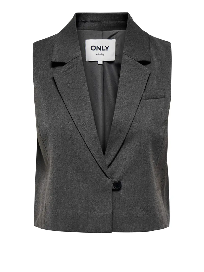 ONLY Gilet Donna Grigio 2960492