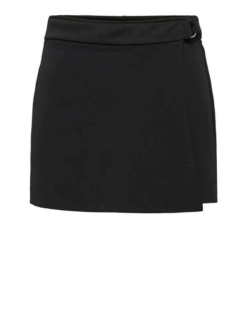 gonna mini only sania buckle da donna - nero