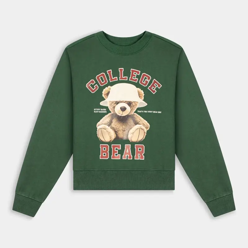 ONLY Felpe Donna Verde 3389743