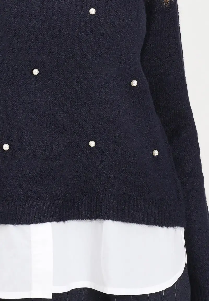 Maglioncino DOLLY blu da donna miniatura 3