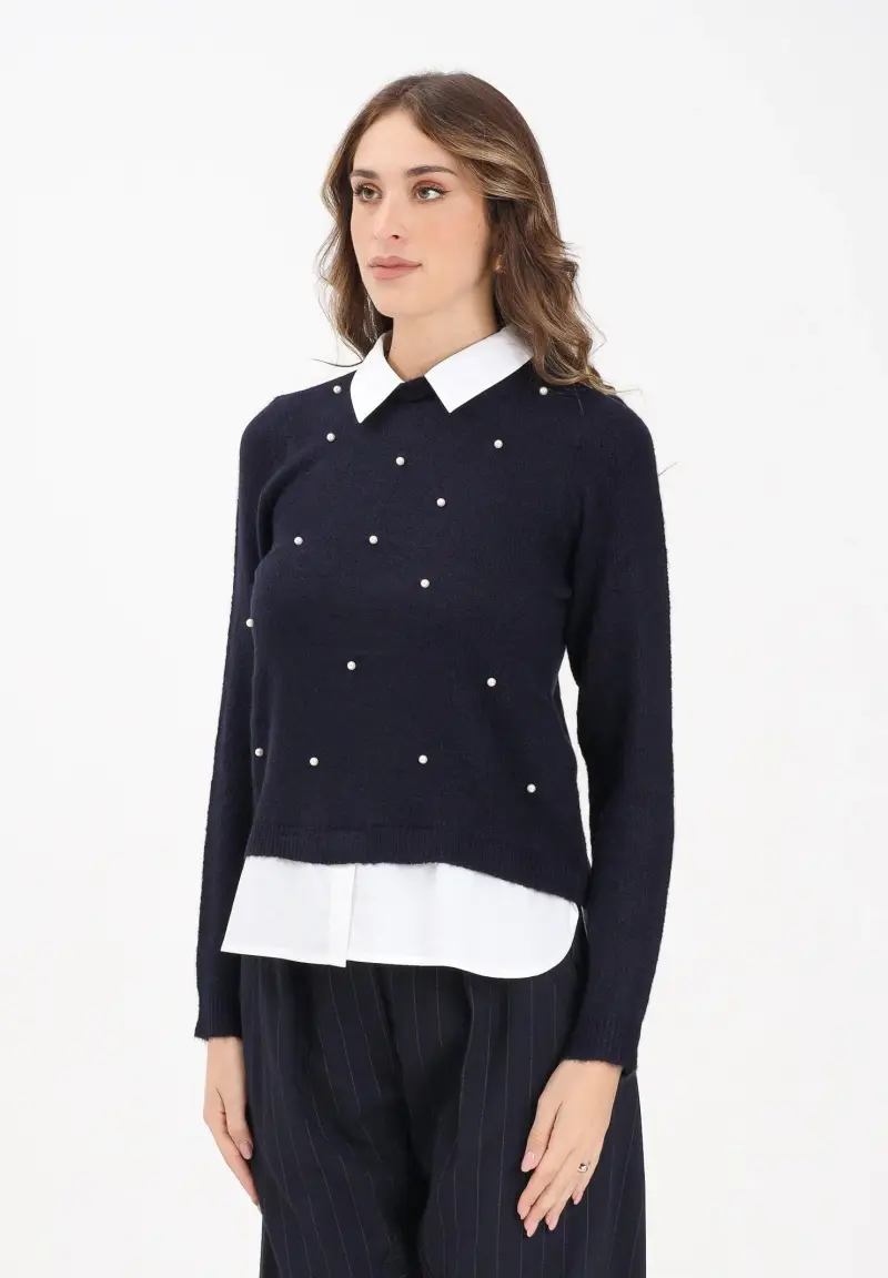 Maglioncino DOLLY blu da donna