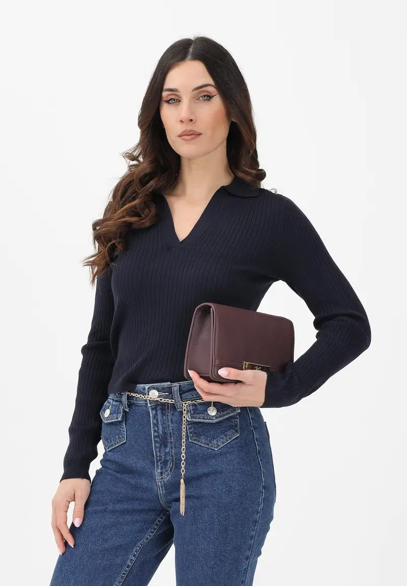 ONLY Polo Donna Blu 4144645 miniatura 2