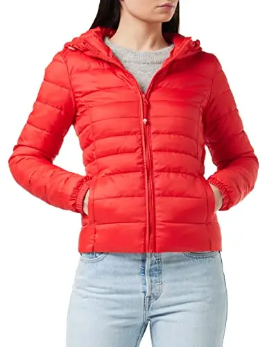 ONLY NOS Donna Onltahoe Hood Jacket Otw Noos Giacca Not Applicable, High Risk Red, S