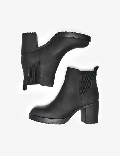 Only ONLBARBARA Heeled Bootie Noos, Stivali Donna, Black, 39 EU miniatura 3
