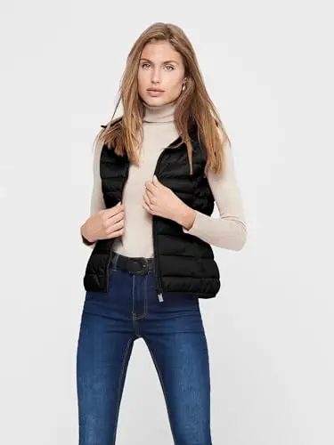 ONLY Gilet Donna Nero 3165589 miniatura 3